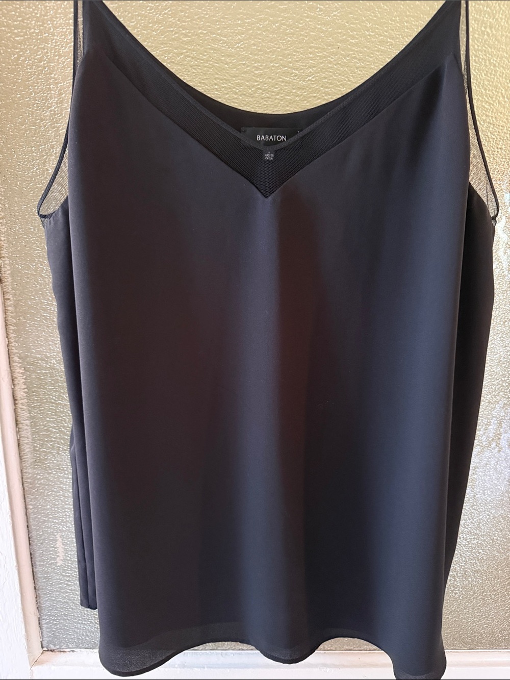 Babaton Galen Black V-Neck Cami